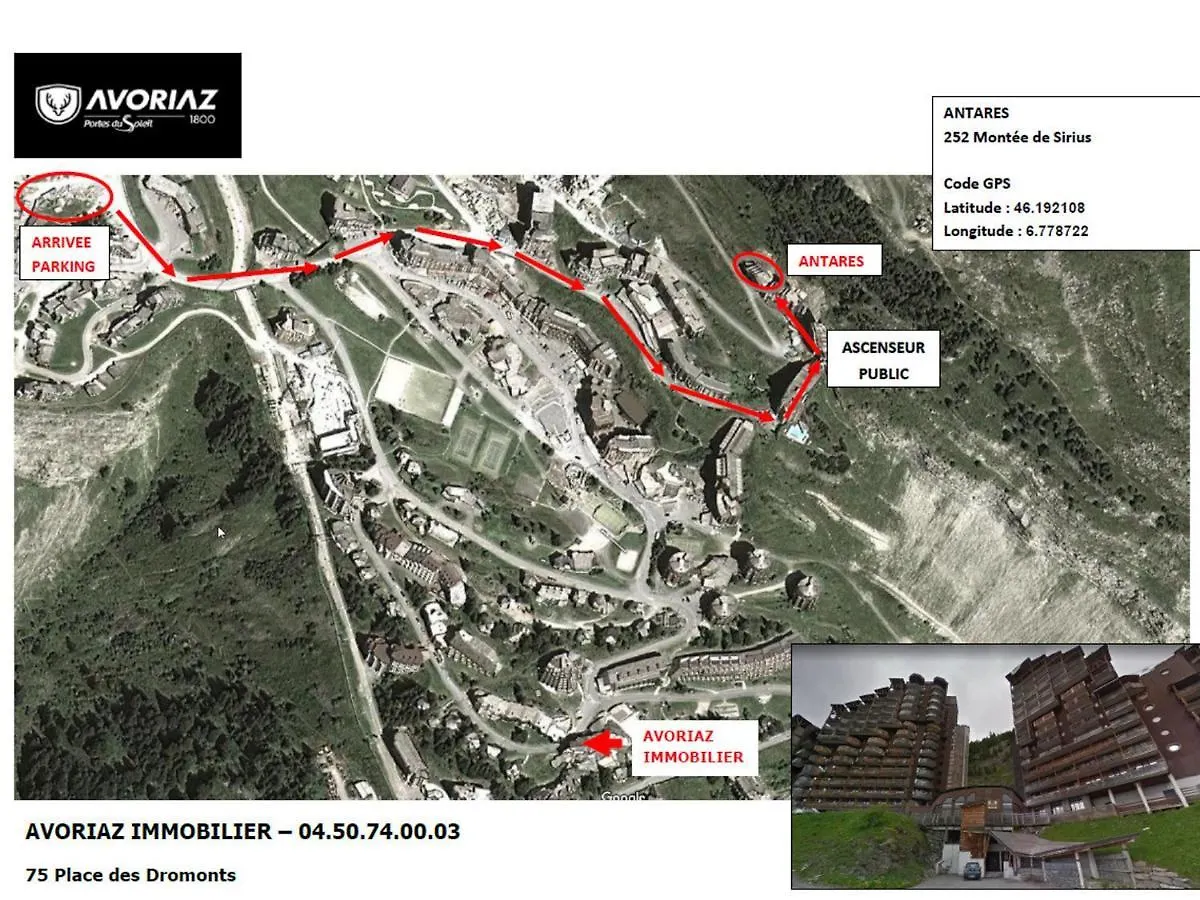 Avoriaz: Studio Cabine 4 Pers, Cuisine Equipee, Wifi, Balcon, Casier A Skis - Fr-1-633-36 Morzine 0*,